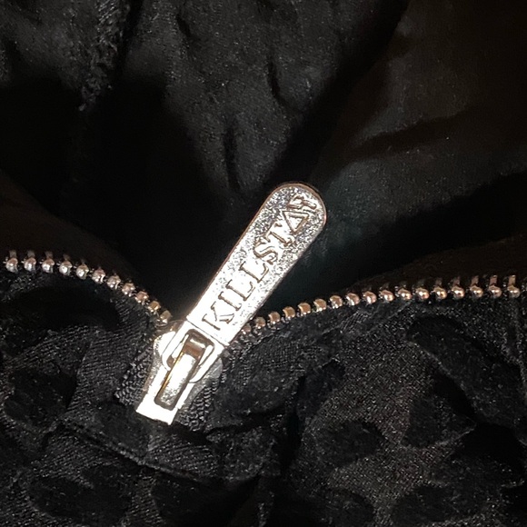 Killstar Hellcat Black Leopard Print High Waisted Skinny Pants XS Like New - Picture 11 of 15